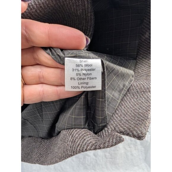 Joseph Abboud men's size medium brown wool blend suit vest button up K12 - Picture 4 of 10